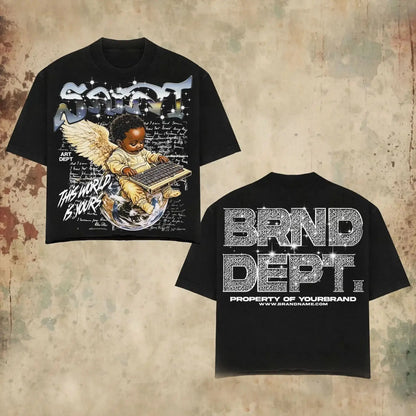 Y2K Graphic Oversized T-Shirt – Retro Hip Hop Streetwear